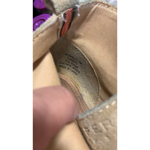 Sperry Top Sider Women's Harlow Sand Suede Wedge Ankle Boots Bootie SIZE 7M - Picture 7 of 12